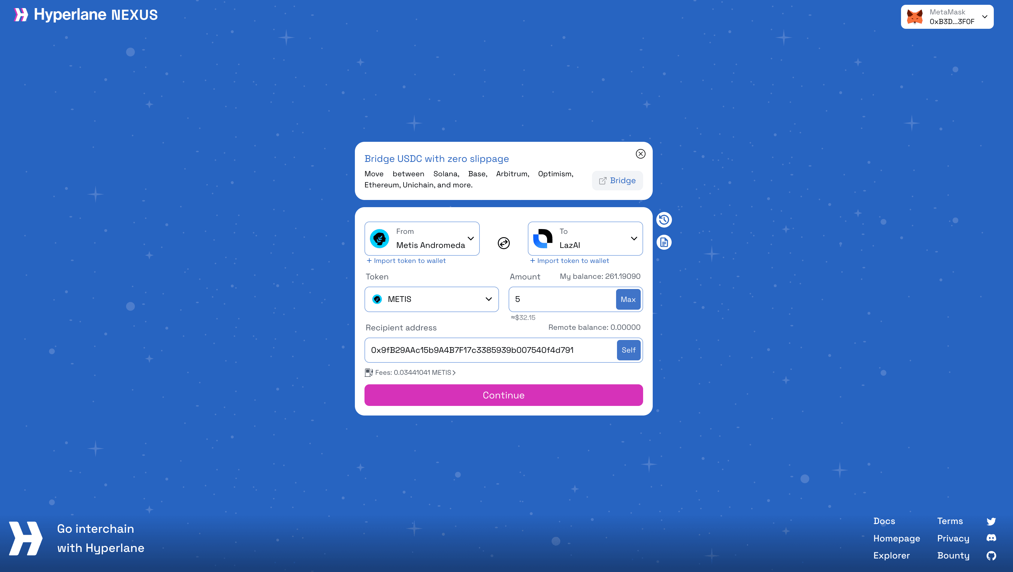 metis -> LazAI bridge